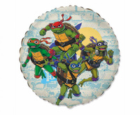 #BFK Balon foliowy 18" FX- Ninja Turtles, niepakowany