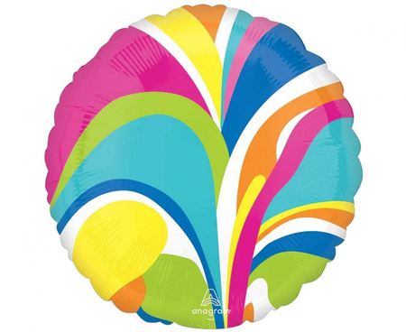 #BFK Balon foliowy 18" SHP -  Vibrant macro marble