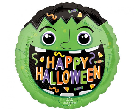 Balon foliowy 18"  Haunted Manor Monster