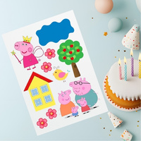 Wydruk jadalny opłatek na tort ŚWINKA PEEPA WZ.I