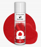 Zamsz w sprayu CZERWONY 250 ml Food Colours