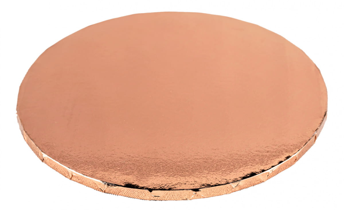 Podkład pod tort różowe złoto 20 cm Julita