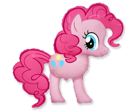 #BFK Balon foliowy 24" FX - Kucyki My Little Pony: Pinkie Pie, niepakowany