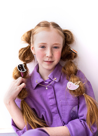 Świeczka urodzinowa Cyferka 1,  jasny niebieski, 9.5cm