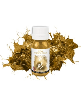 Metaliczna farbka spożywcza MIODOWE ZŁOTO 18ml Food Colours