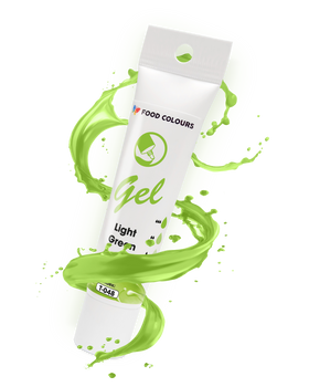 Barwnik w żelu JASNY ZIELONY Light Green 30g Food Colours