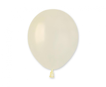 #BL Balony AM50 metal 5" - kość słoniowa 58/ 100 szt.