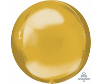 #BFK Balon foliowy ORBZ - kula złota / 1 szt.
