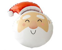 #BFK Balon foliowy 24" FX - Święty Mikołaj (głowa), niepakowany