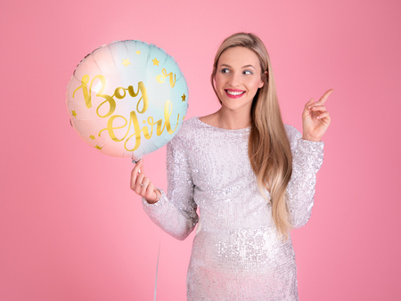 Balon foliowy Cyfra ''3'', 86cm, czarny