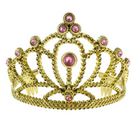 #STAI Diadem z różowymi perłami