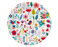 #ZTA_GD Talerzyki papierowe Kolekcja Summer - Have fun (light), 18 cm/ 6 szt.