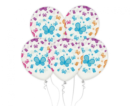 #BL Balony Motylki, 12"/ 5 szt.