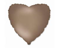 #BFK Balon foliowy 18" FX - Serce (matowe Starlight Gold), niepakowany