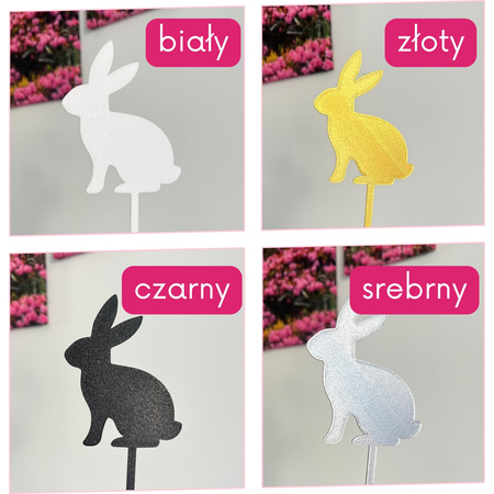 Personalizowany topper ŚLUBNY WESELNY WZ.II NAZWISKO + KOLOR