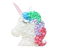 #BAI Szablon do wypełnienia balonami - Jednorożec, 118x148 cm KK