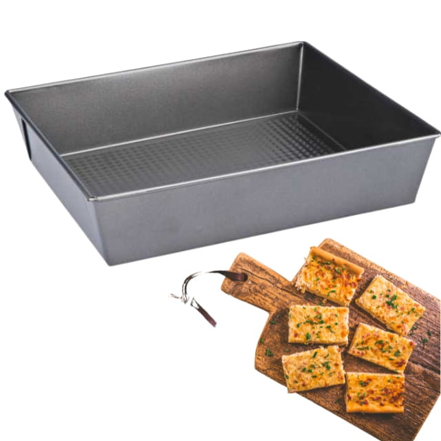 Blacha na ciasto nieprzywieralna 27,5x22,5x6 cm Galicja widok ogólny