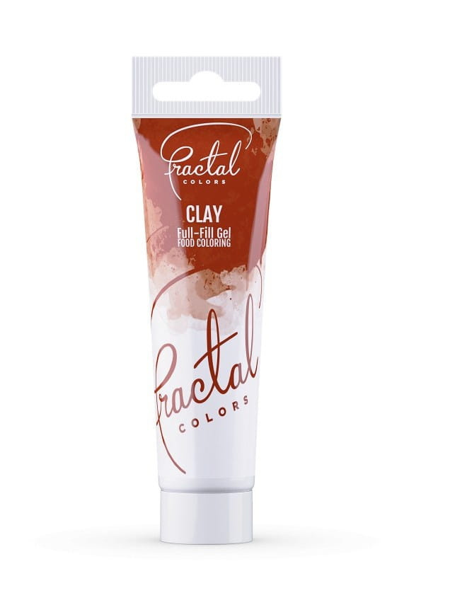 Barwnik spożywczy w żelu machoniowy brąz Fractal Colors 30 g