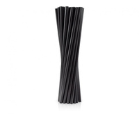 #ZSŁ Rurki (słomki) BIO proste czarne 8x240mm/ 15 szt.