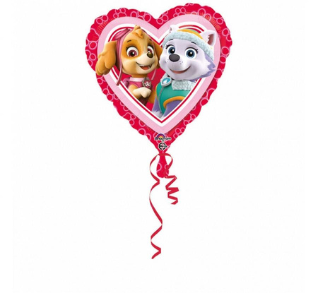 #BFK Balon foliowy 18'' HRT- "Paw Patrol Love - Girl"