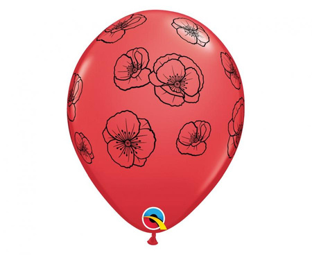 #BL Balon QL 11", czerwony, 25 szt. KK