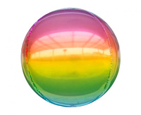 #BFK Balon foliowy B&C 16 cali Kula tęczowa KK