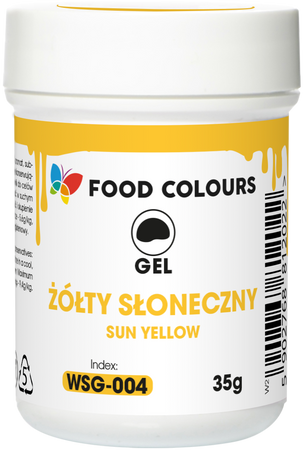 Barwnik w żelu ŻÓŁTY SŁONECZNY 35g Food Colours