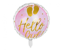 #BFK Balon foliowy 'Hello Girl!' , 45 cm.