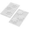 Foremka do czekoladek pralinek ŚNIEŻYNKI 3D Wilton