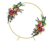 #BAS Stelaż okrągły, złoty, 150cm (14 elem.)