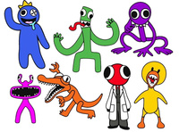 Wydruk jadalny RAINBOW FRIENDS  WZ. I