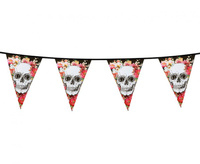 #DEGI Girlanda CZASZKA - day of the dead, (30 x 20 cm) 6 m