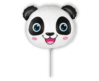 #BFK Balon foliowy 14" FX - Panda (głowa), niepakowany