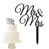 Topper na tort ślubny weselny Mr&Mrs WZ.II
