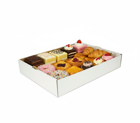 Pudełko na ciasto pączki 40x30x7 cm