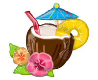 #BFK Balon foliowy Supershape Coconut Pina Colada, zapakowany