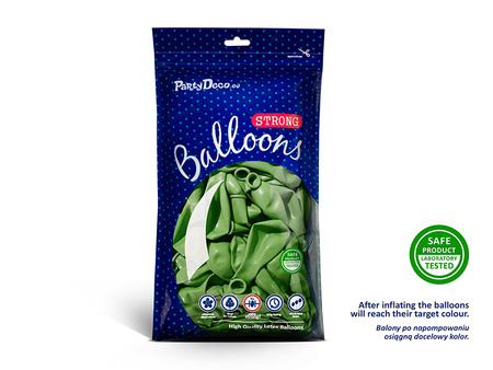 Balony Strong 27cm, Metallic Pure White (1 op. / 100 szt.)