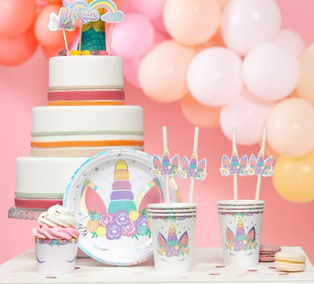 Słomki Jednorożce 6 szt. Party Pal