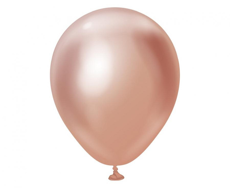 #BL Balony  5" Mirror Rose Gold , 100 szt.