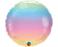 #BFK Balon foliowy 18 cali QL RND Pastel Ombre (nie pakowany) KK