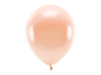 Balony Eco 30cm metalizowane, brzoskwinia (1 op. / 10 szt.)