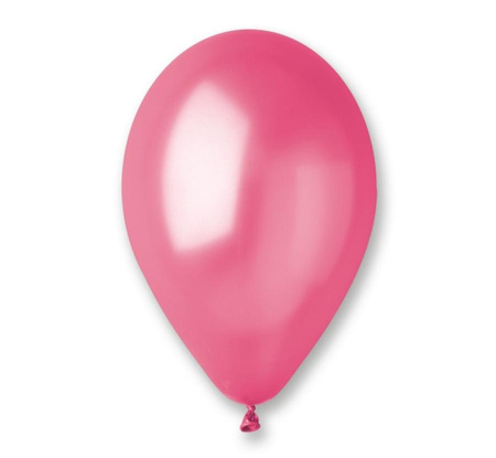 #BL Balony GM90 metal 10" - ciemnoróżowe 64/ 100 szt.
