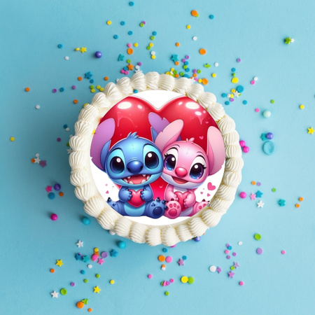 Opłatek na tort LILO I STICH WZ.VI