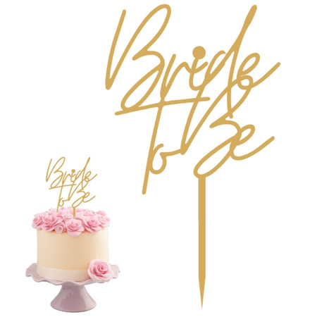 Topper na tort BRIDE TO BE wz.I