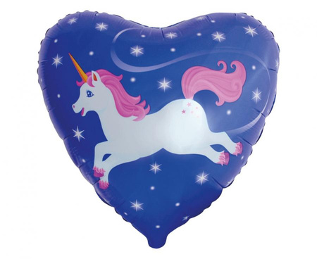 #BFK Balon foliowy 18" FX - Jednorożec latający, pakowany