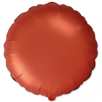#BFK Balon foliowy 18" FX - Okrągły (satynowy pomarańczowy), niepakowany KK
