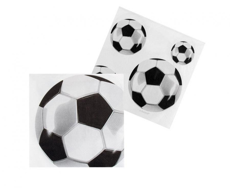 #ZSE Serwetki Football, 33 x 33 cm, 20 szt.