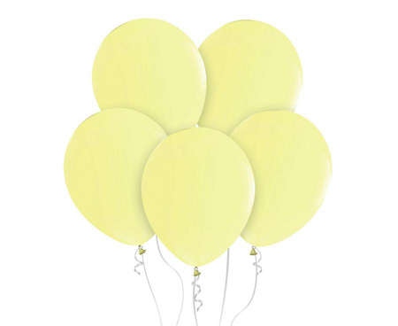 #BL Balony Beauty&Charm, makaronowe waniliowe 12"/ 10 szt.