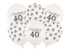 Balony 30 cm, Happy Birthday, Metallic Cold Gold (1 op. / 6 szt.)