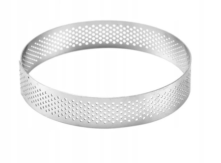 Rant perforowany do kruchego ciasta tartaletek tarty monoporcji 8 cm